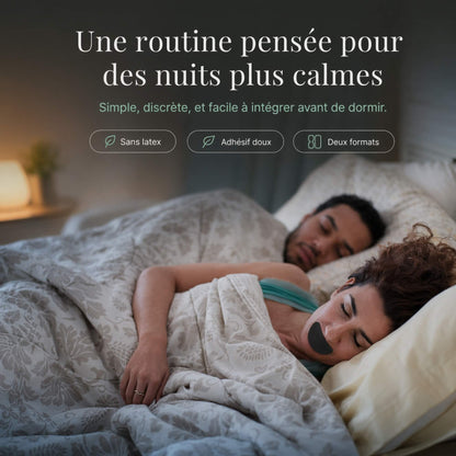 Somnoris Bandes Buccales de Nuit