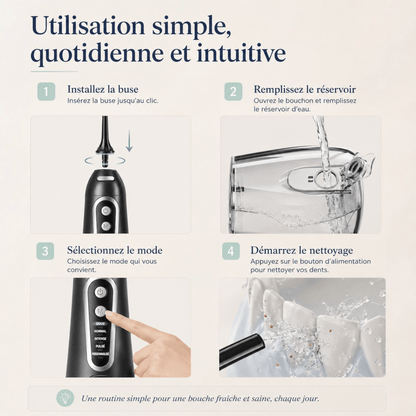 Jet dentaire professionnel sans fil Somnoris