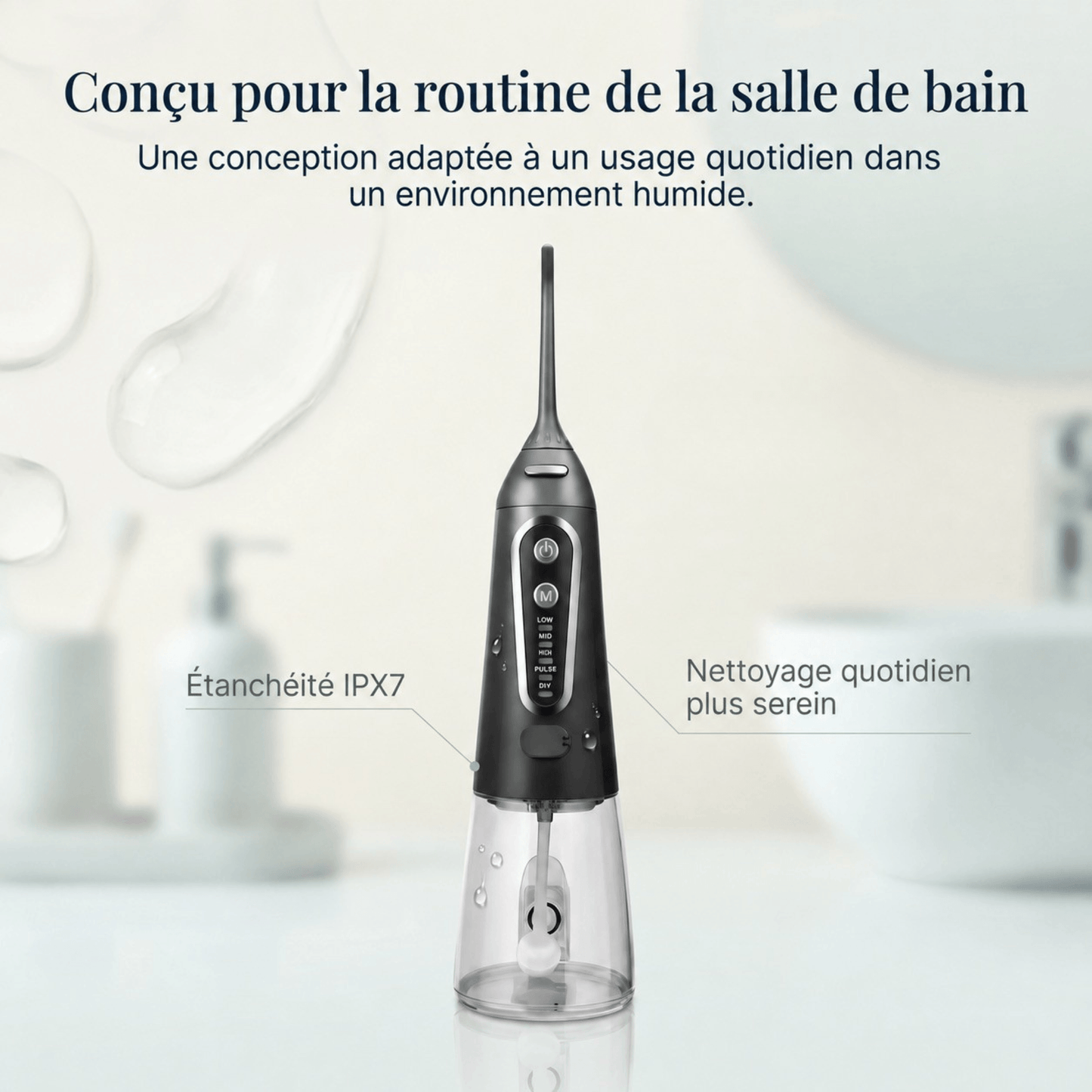 Jet dentaire professionnel sans fil Somnoris