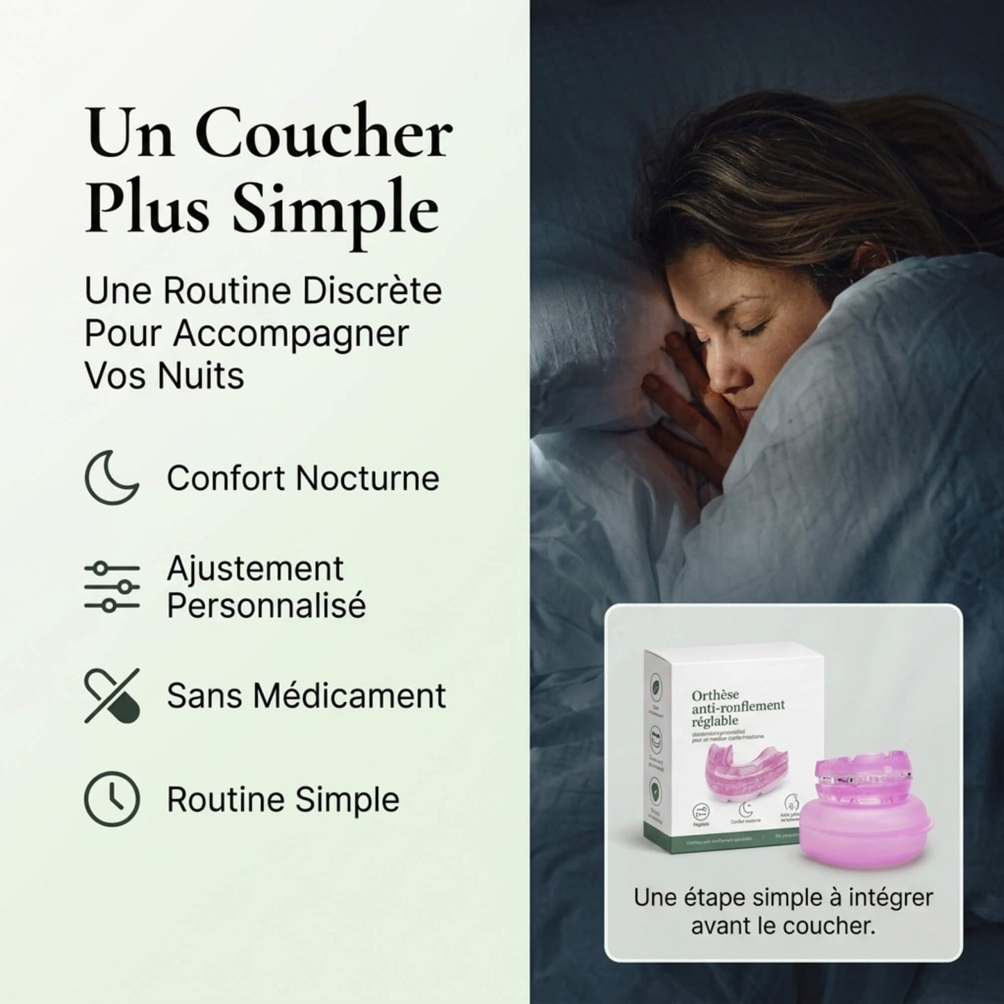 Somnoris Orthèse Anti Ronflement Réglable